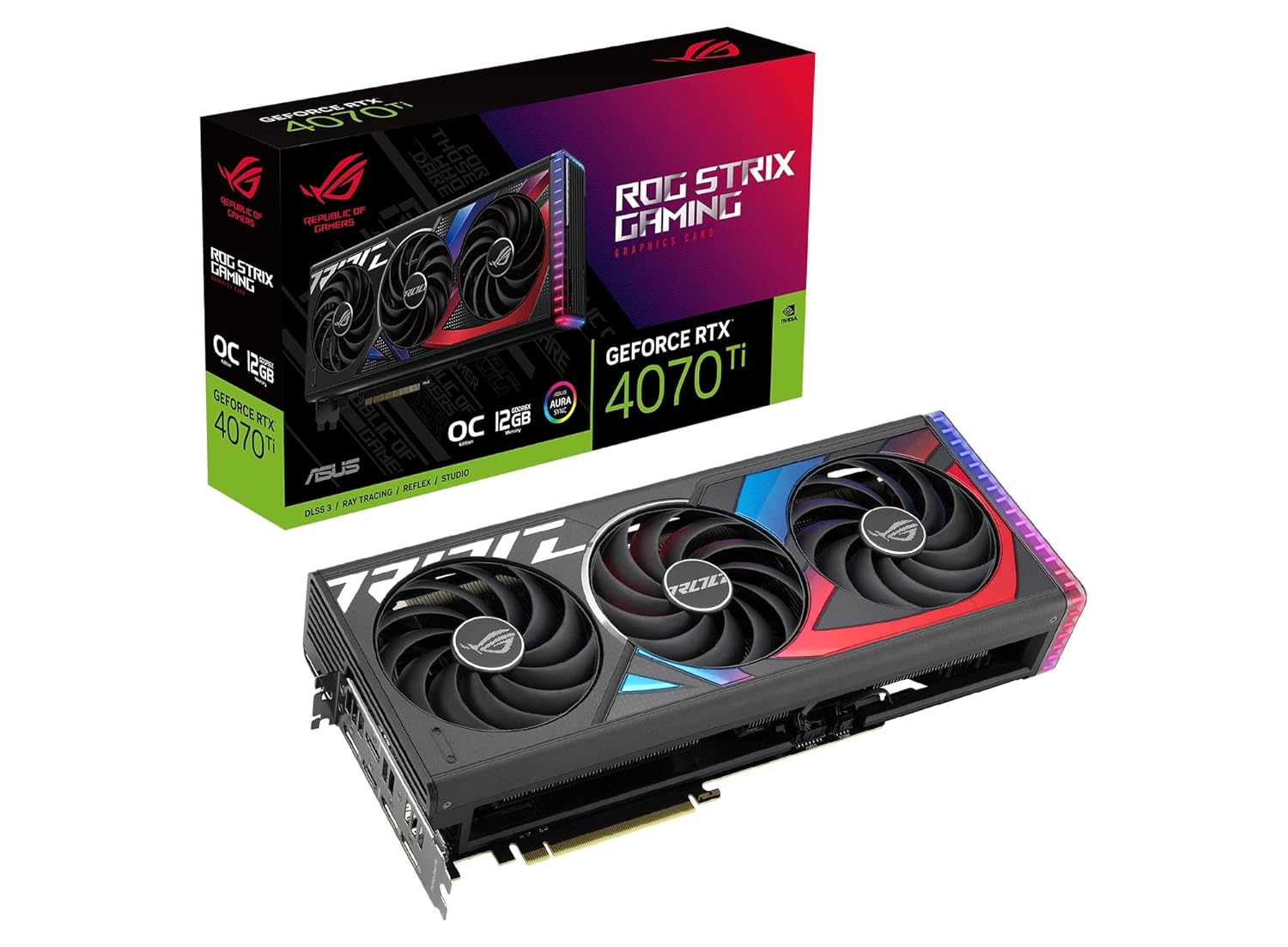 Asus ROG Strix Nvidia Geforce RTX 4070 Ti Oc Edition